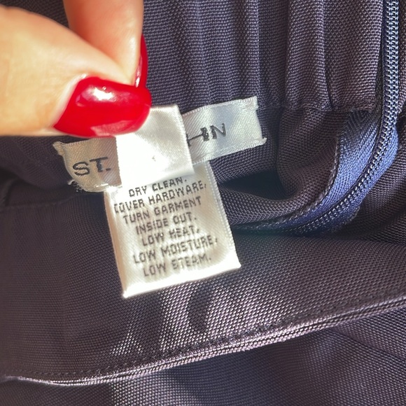 St.John High Waist Wide Leg Cropped Pants - Picture 12 of 13